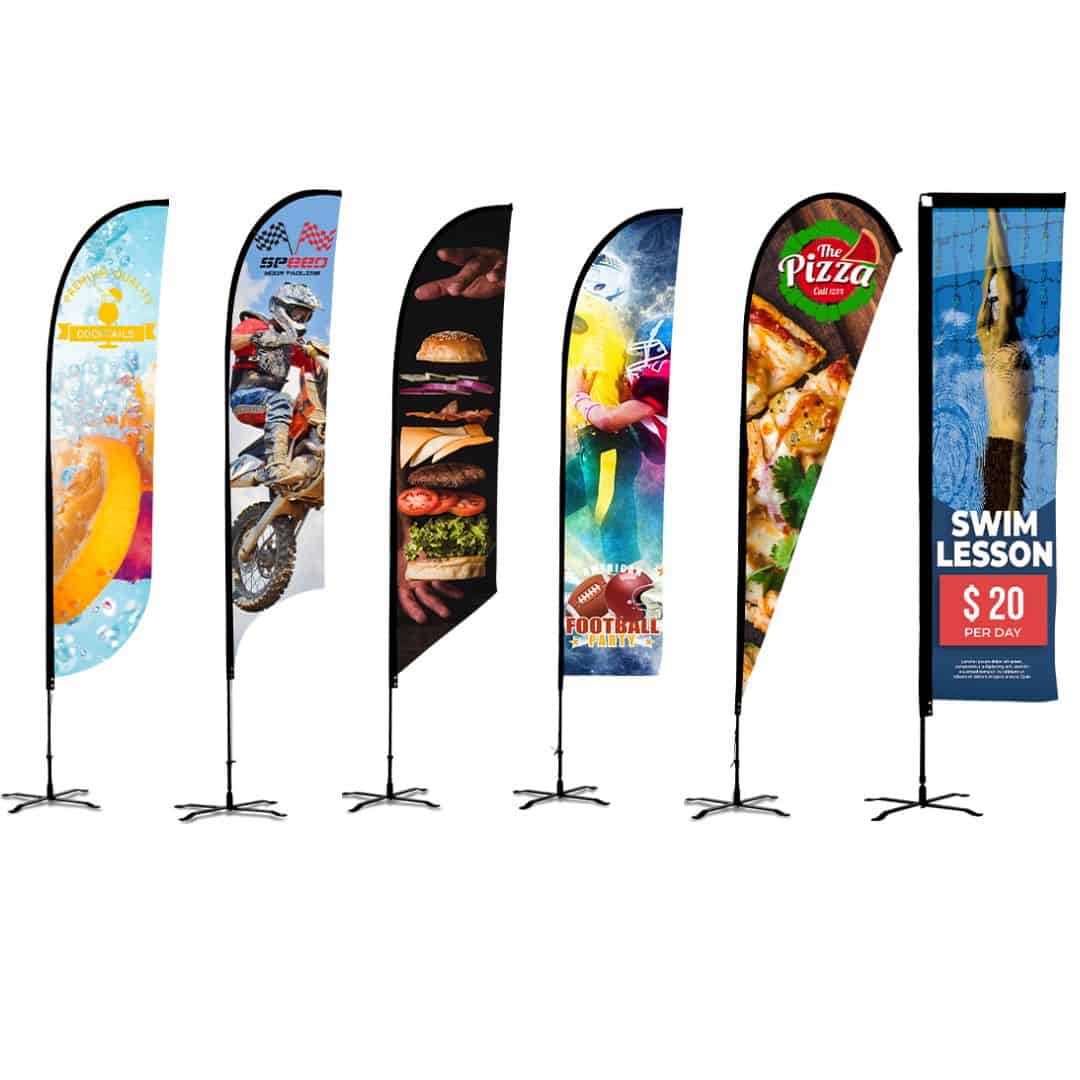 Eye Catching Advertisement Flag